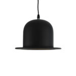 GLOBOSTAR® CHARLO 01214 Vintage Κρεμαστό Φωτιστικό Οροφής με Ντουί 1 x E27 AC 220-240V IP20 - Μαύρο & Χρυσό - Μ26 x Π26 x Υ16cm - Image 5