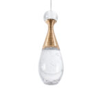 GLOBOSTAR® JADORE 01232 Μοντέρνο Κρεμαστό Φωτιστικό Οροφής LED 5W 400lm 120° AC 220-240V IP20 Θερμό Λευκό 2700K - Lumileds SMD Chip - Χρυσό & Διάφανο - Μ8 x Π8 x Υ26cm - 2 Χρόνια Εγγύηση - Image 5
