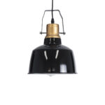 GLOBOSTAR® DEVOTA 01235 Vintage Κρεμαστό Φωτιστικό Οροφής με Ντουί 1 x E27 AC 220-240V IP20 - Μαύρο & Χρυσό - Μ22 x Π22 x Υ30cm - Image 5