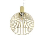 GLOBOSTAR® SCANDI 01267 Vintage Κρεμαστό Φωτιστικό Οροφής με Ντουί 1 x E27 AC 220-240V IP20 - Μπεζ - Μ38 x Π38 x Y50cm - Image 6