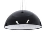 GLOBOSTAR® SERENIA 01270 Μοντέρνο Κρεμαστό Φωτιστικό Οροφής με Ντουί 1 x E27 AC 220-240V IP20 - Μαύρο & Λευκό - Μ60 x Π60 x Υ30cm - Image 2