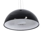 GLOBOSTAR® SERENIA 01270 Μοντέρνο Κρεμαστό Φωτιστικό Οροφής με Ντουί 1 x E27 AC 220-240V IP20 - Μαύρο & Λευκό - Μ60 x Π60 x Υ30cm - Image 6