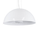 GLOBOSTAR® SERENIA 01271 Μοντέρνο Κρεμαστό Φωτιστικό Οροφής με Ντουί 1 x E27 AC 220-240V IP20 - Λευκό - Μ60 x Π60 x Υ30cm - Image 2