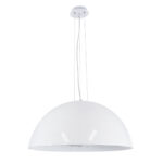 GLOBOSTAR® SERENIA 01271 Μοντέρνο Κρεμαστό Φωτιστικό Οροφής με Ντουί 1 x E27 AC 220-240V IP20 - Λευκό - Μ60 x Π60 x Υ30cm - Image 4