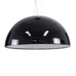 GLOBOSTAR® SERENIA 01272 Μοντέρνο Κρεμαστό Φωτιστικό Οροφής με Ντουί 1 x E27 AC 220-240V IP20 - Μαύρο & Λευκό - Μ90 x Π90 x Υ40cm - Image 2