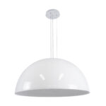 GLOBOSTAR® SERENIA 01273 Μοντέρνο Κρεμαστό Φωτιστικό Οροφής με Ντουί 1 x E27 AC 220-240V IP20 - Λευκό - Μ90 x Π90 x Y40cm - Image 4