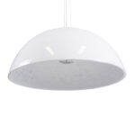 GLOBOSTAR® SERENIA 01273 Μοντέρνο Κρεμαστό Φωτιστικό Οροφής με Ντουί 1 x E27 AC 220-240V IP20 - Λευκό - Μ90 x Π90 x Y40cm - Image 6