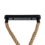 GLOBOSTAR® ROPE 01279 Boho Κρεμαστό Φωτιστικό Οροφής με Ντουί 2 x E27 AC 220-240V IP20 - Μπεζ - Μ30 x Π3.5 x Υ100cm - Image 4