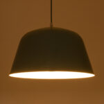 GLOBOSTAR® UPVALE 01285 Μοντέρνο Κρεμαστό Φωτιστικό Οροφής με Ντουί 1 x E27 AC 220-240V IP20 - Πράσινο & Λευκό - Μ40 x Π40 x Υ24cm - Image 3