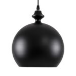 GLOBOSTAR® ROCKFORD 01287-B Μοντέρνο Κρεμαστό Φωτιστικό Οροφής με Ντουί 1 x E27 AC 220-240V IP20 - Μαύρο & Χρυσό - Μ24 x Π24 x Y27cm - Image 4