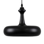 GLOBOSTAR® ROCKFORD 01287-C Μοντέρνο Κρεμαστό Φωτιστικό Οροφής με Ντουί 1 x E27 AC 220-240V IP20 - Μαύρο & Χρυσό - Μ30 x Π30 x Y23cm - Image 4