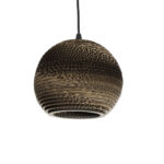 GLOBOSTAR® SANTORINI 01288 Boho Κρεμαστό Φωτιστικό Οροφής με Ντουί 1 x E27 AC 220-240V IP20 - Καφέ - Μ20 x Π20 x Y16cm - Image 2