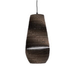 GLOBOSTAR® SANTORINI 01294 Boho Κρεμαστό Φωτιστικό Οροφής με Ντουί 1 x E27 AC 220-240V IP20 - Καφέ - Μ21 x Π21 x Y43cm - Image 5