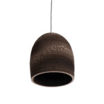GLOBOSTAR® SANTORINI 01296 Boho Κρεμαστό Φωτιστικό Οροφής με Ντουί 1 x E27 AC 220-240V IP20 - Καφέ - Μ35 x Π35 x Υ40cm - Image 6