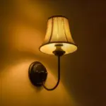 GLOBOSTAR® SHELLY 01299 Vintage Φωτιστικό Τοίχου - Απλίκα με Ντουί 1 x E27 AC 220-240V IP20 - Μαύρο & Μπεζ - Μ13 x Π18 x Υ34cm - Image 3
