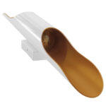 GLOBOSTAR® ESTERINA 01303 Μοντέρνο Φωτιστικό Τοίχου - Απλίκα με Ντουί 2 x E27 AC 220-240V IP20 - Λευκό & Χρυσό - Μ5.5 x Π8 x Υ60cm - Image 5