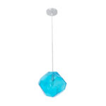 GLOBOSTAR® RINA 01306 Μοντέρνο Κρεμαστό Φωτιστικό Οροφής με Ντουί 1 x G9 AC 220-240V IP20 - Γαλάζιο - Μ20 x Π20 x Υ20cm - Image 4