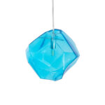 GLOBOSTAR® RINA 01306 Μοντέρνο Κρεμαστό Φωτιστικό Οροφής με Ντουί 1 x G9 AC 220-240V IP20 - Γαλάζιο - Μ20 x Π20 x Υ20cm - Image 6