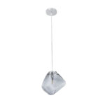 GLOBOSTAR® RINA 01307 Μοντέρνο Κρεμαστό Φωτιστικό Οροφής με Ντουί 1 x G9 AC 220-240V IP20 - Γκρι - Μ16 x Π16 x Υ17cm - Image 4