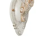 GLOBOSTAR® MERMAID 01317 Vintage Φωτιστικό Τοίχου - Απλίκα με Ντουί 1 x E27 AC 220-240V IP20 - Χρυσό - Μ16 x Π30 x Υ27cm - Image 5