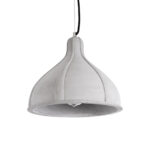 GLOBOSTAR® TRIBECA 01326 Μοντέρνο Κρεμαστό Φωτιστικό Οροφής με Ντουί 1 x E27 AC 220-240V IP20 - Γκρι - Μ30 x Π30 x Υ27cm - Image 2