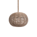 GLOBOSTAR® MANDALA 01331 Vintage Κρεμαστό Φωτιστικό Οροφής με Ντουί 1 x E27 AC 220-240V IP20 - Μπεζ - Μ40 x Π40 x Υ33cm - Image 3
