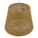 GLOBOSTAR® PLAYROOM 01332 Vintage Κρεμαστό Φωτιστικό Οροφής με Ντουί 1 x E27 AC 220-240V IP20 - Μπεζ - Μ32 x Π32 x Υ27cm - Image 4