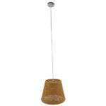 GLOBOSTAR® PLAYROOM 01332 Vintage Κρεμαστό Φωτιστικό Οροφής με Ντουί 1 x E27 AC 220-240V IP20 - Μπεζ - Μ32 x Π32 x Υ27cm - Image 2