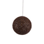 GLOBOSTAR® OCEANA 01354 Boho Κρεμαστό Φωτιστικό Οροφής με Ντουί 1 x E27 AC 220-240V IP20 - Καφέ - Μ20 x Π20 x Υ20cm - Image 6
