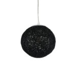 GLOBOSTAR® OCEANA 01356 Boho Κρεμαστό Φωτιστικό Οροφής με Ντουί 1 x E27 AC 220-240V IP20 - Μαύρο - Μ20 x Π20 x Υ20cm - Image 5