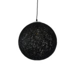 GLOBOSTAR® OCEANA 01360 Boho Κρεμαστό Φωτιστικό Οροφής με Ντουί 1 x E27 AC 220-240V IP20 - Μαύρο - Μ40 x Π40 x Υ40cm - Image 2