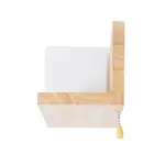 GLOBOSTAR® AMITY 01365 Μοντέρνο Φωτιστικό Τοίχου - Απλίκα με Ντουί 1 x E27 AC 220-240V IP20 - Μπεζ & Λευκό - Μ30 x Π14.5 x Υ15cm - Image 6