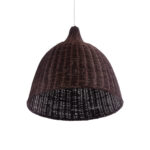 GLOBOSTAR® BAHAMAS 01368 Boho Κρεμαστό Φωτιστικό Οροφής με Ντουί 1 x E27 AC 220-240V IP20 - Καφέ - Μ45 x Π45 x Υ45cm - Image 6