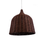 GLOBOSTAR® BAHAMAS 01369 Boho Κρεμαστό Φωτιστικό Οροφής με Ντουί 1 x E27 AC 220-240V IP20 - Καφέ - Μ60 x Π60 x Υ60cm - Image 2