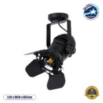 GLOBOSTAR® DETROIT 01372 Vintage Φωτιστικό Οροφής με Ντουί 1 x E27 AC 220-240V IP20 - Μαύρο - Μ26 x Π26 x Υ37cm