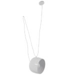 GLOBOSTAR® JASPER 01374 Μοντέρνο Κρεμαστό Φωτιστικό Οροφής με Ντουί 1 x E27 AC 220-240V IP20 - Λευκό - Μ25 x Π25 x Υ22cm - Image 2
