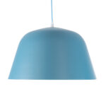 GLOBOSTAR® UPVALE 01286 Μοντέρνο Κρεμαστό Φωτιστικό Οροφής με Ντουί 1 x E27 AC 220-240V IP20 - Γαλάζιο & Λευκό - Μ40 x Π40 x Υ24cm - Image 5
