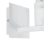 GLOBOSTAR® LITTLEMAN 01389 Μοντέρνο Φωτιστικό Τοίχου - Απλίκα με Ντουί 1 x E27 AC 220-240V IP20 - Λευκό - Μ12 x Π19 x Υ17cm - Image 6