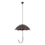 GLOBOSTAR® UMBRELLA 01406 Vintage Κρεμαστό Φωτιστικό Οροφής με Ντουί 5 x E27 AC 220-240V IP20 - Χάλκινο - Μ60 x Π60 x Y65cm - Image 4