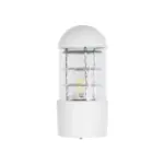 GLOBOSTAR® NEWI 01418 Μοντέρνο Φωτιστικό Τοίχου - Απλίκα με Ντουί 1 x E27 AC 220-240V IP20 - Λευκό - Μ11 x Π17 x Υ25cm - Image 5