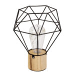 GLOBOSTAR® ANTLER 01441 Μοντέρνο Επιτραπέζιο Φωτιστικό LED 2.2W 154lm 360° DC 5V IP20 Θερμό Λευκό 2700K - DIODE - Μαύρο & Μπεζ - Μ19 x Π19 x Υ23cm - 2 Χρόνια Εγγύηση - Image 5