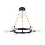 GLOBOSTAR® SAILOR 01445 Μοντέρνο Φωτιστικό Οροφής με Ντουί 7 x E27 AC 220-240V IP20 - Πολύχρωμο - Μ55 x Π55 x Υ55cm - Image 2