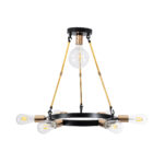 GLOBOSTAR® SAILOR 01445 Μοντέρνο Φωτιστικό Οροφής με Ντουί 7 x E27 AC 220-240V IP20 - Πολύχρωμο - Μ55 x Π55 x Υ55cm - Image 4
