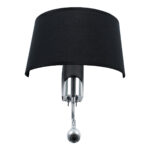 GLOBOSTAR® ELEGANT 01492 Μοντέρνο Φωτιστικό Τοίχου - Απλίκα Ξενοδοχείου Reading Light με Ντουί 1 x E27 LED 3W 360lm 36° AC 220-240V IP20 Θερμό Λευκό 2700K - Bridgelux COB Chip - Χρώμιο & Μαύρο - Μ26 x Π16.5 x Υ33cm - 2 Χρόνια Εγγύηση - Image 6
