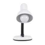 GLOBOSTAR® STUDENT 01531 Μοντέρνο Επιτραπέζιο Φωτιστικό Πορτατίφ με Ντουί 1 x E27 AC 220-240V IP20 - Λευκό & Μαύρο - Μ12 x Π12 x Υ32cm - Image 4