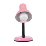 GLOBOSTAR® STUDENT 01534 Μοντέρνο Επιτραπέζιο Φωτιστικό Πορτατίφ με Ντουί 1 x E27 AC 220-240V IP20 - Ροζ & Μαύρο - Μ12 x Π12 x Υ32cm - Image 4