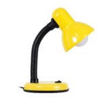 GLOBOSTAR® STUDENT 01536 Μοντέρνο Επιτραπέζιο Φωτιστικό Πορτατίφ με Ντουί 1 x E27 AC 220-240V IP20 - Κίτρινο & Μαύρο - Μ12 x Π12 x Υ32cm - Image 3