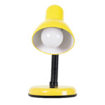 GLOBOSTAR® STUDENT 01536 Μοντέρνο Επιτραπέζιο Φωτιστικό Πορτατίφ με Ντουί 1 x E27 AC 220-240V IP20 - Κίτρινο & Μαύρο - Μ12 x Π12 x Υ32cm - Image 4