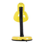 GLOBOSTAR® STUDENT 01536 Μοντέρνο Επιτραπέζιο Φωτιστικό Πορτατίφ με Ντουί 1 x E27 AC 220-240V IP20 - Κίτρινο & Μαύρο - Μ12 x Π12 x Υ32cm - Image 5