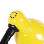 GLOBOSTAR® STUDENT 01536 Μοντέρνο Επιτραπέζιο Φωτιστικό Πορτατίφ με Ντουί 1 x E27 AC 220-240V IP20 - Κίτρινο & Μαύρο - Μ12 x Π12 x Υ32cm - Image 6